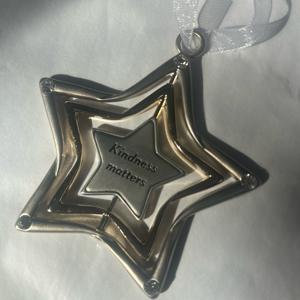 NEW Kindness Matters Star Ornament Hanger Decor